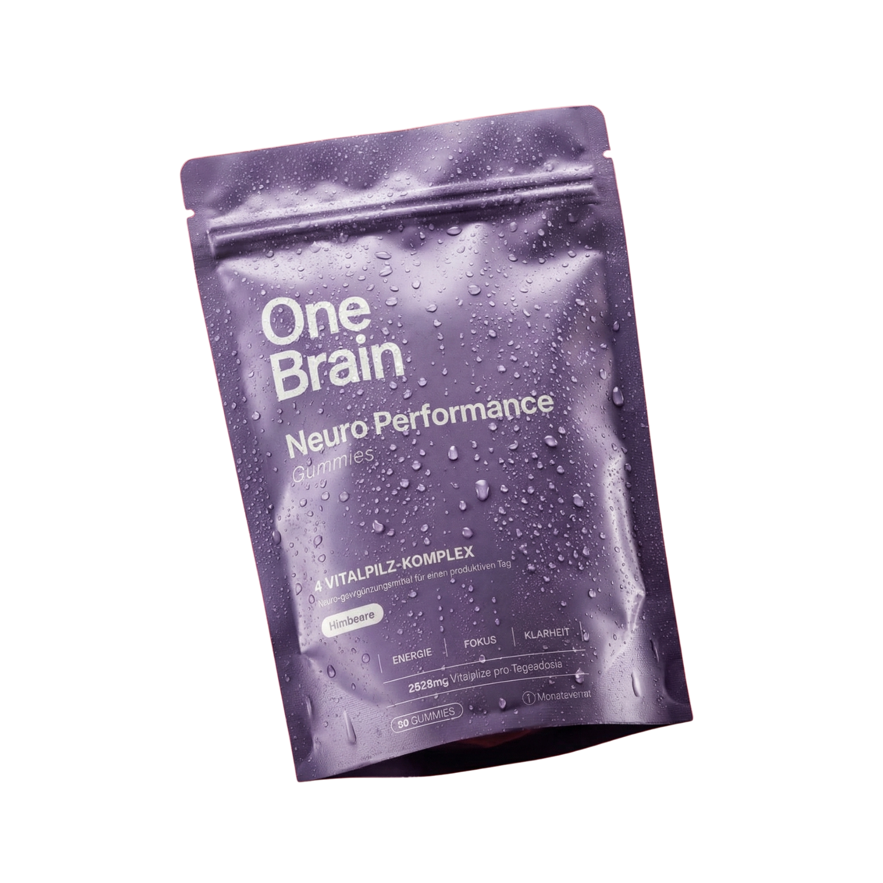 OneBrain Vitalpilz Gummies mit Himbeer-Gummies